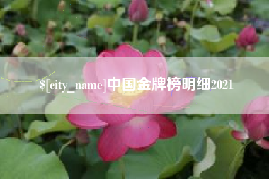 无棣中国金牌榜明细2021