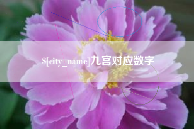 无棣九宫对应数字