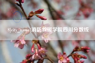 无棣消防救援学院四川分数线