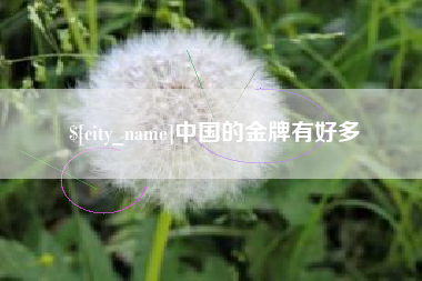 无棣中国的金牌有好多