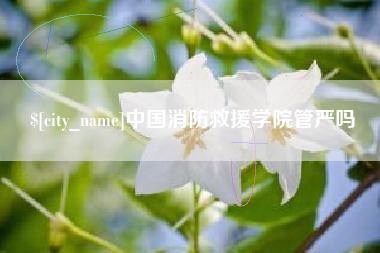 无棣中国消防救援学院管严吗