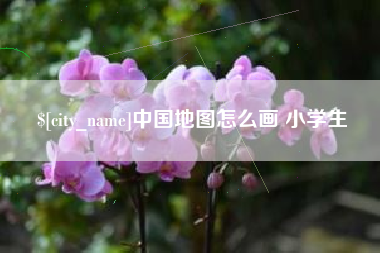无棣中国地图怎么画 小学生