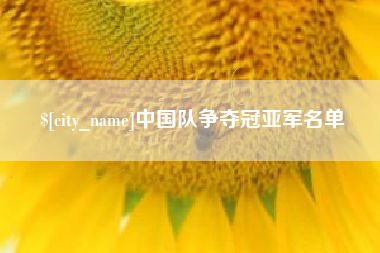 无棣中国队争夺冠亚军名单