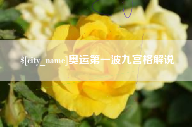 无棣奥运第一波九宫格解说