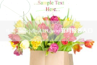 无棣xfhyjd.119.gov cn官网报名入口
