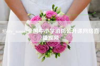 无棣全国中小学消防公开课网络直播视频