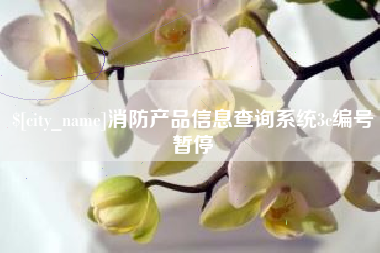 无棣消防产品信息查询系统3c编号暂停