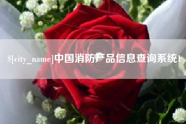 无棣中国消防产品信息查询系统1