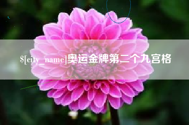 无棣奥运金牌第二个九宫格