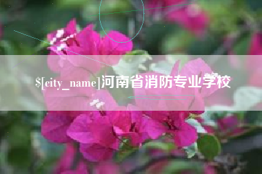 无棣河南省消防专业学校
