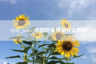 无棣中国的金牌是什么样的
