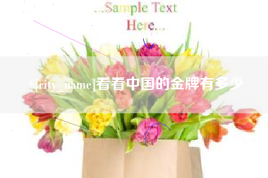 无棣看看中国的金牌有多少